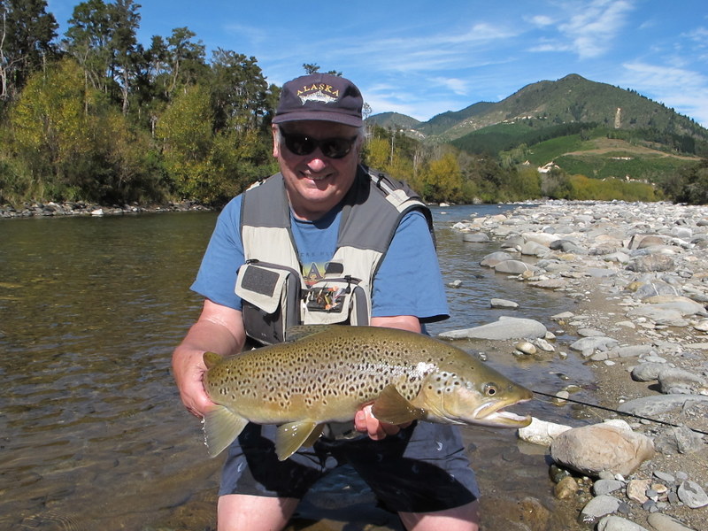 An excellent day fly fishing